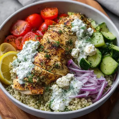 Protein-Packed Greek Chicken Power Bowl