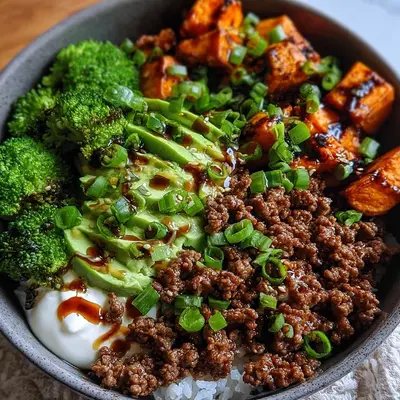 Quick Ground Beef Hot Honey Bowls for Weeknight Dinner