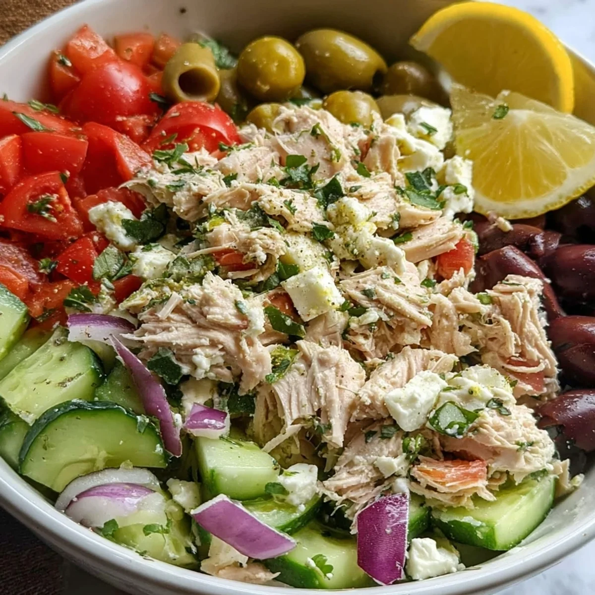 Quick Mediterranean Tuna Salad: 10-Min Meal Prep Recipe
