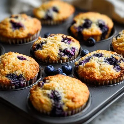 Soft Blueberry Protein Muffins | Easy Meal Prep