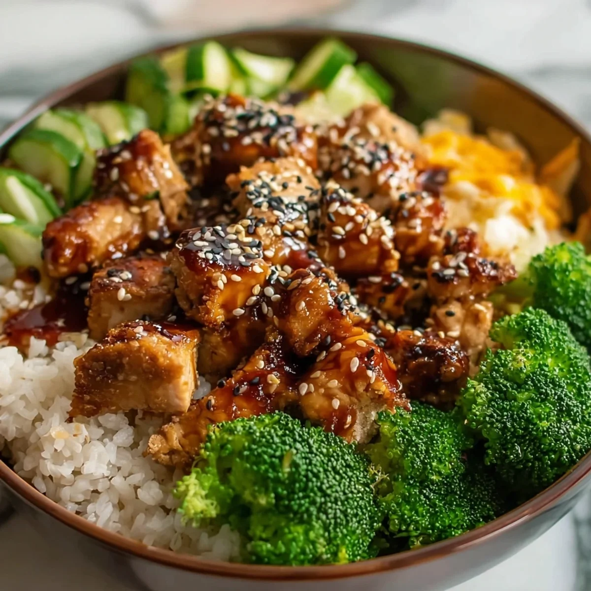 Sticky Chicken Bowls: Quick Weeknight Dinner Recipe