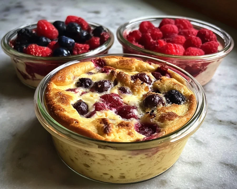 Baked Protein Pancake Bowls: Fluffy & Meal Prep Ready