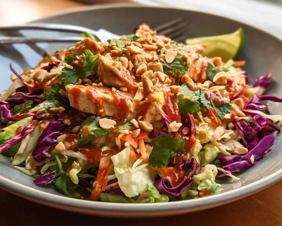Bang Bang Chicken Salad: Healthy 30-Min Meal Prep