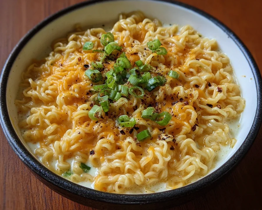 Cheesy Ramen Noodles: Creamy Comfort Food in 20 Mins
