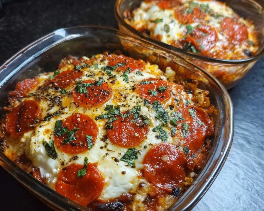 Cottage Cheese Pizza Bowl: High Protein, Easy Dinner