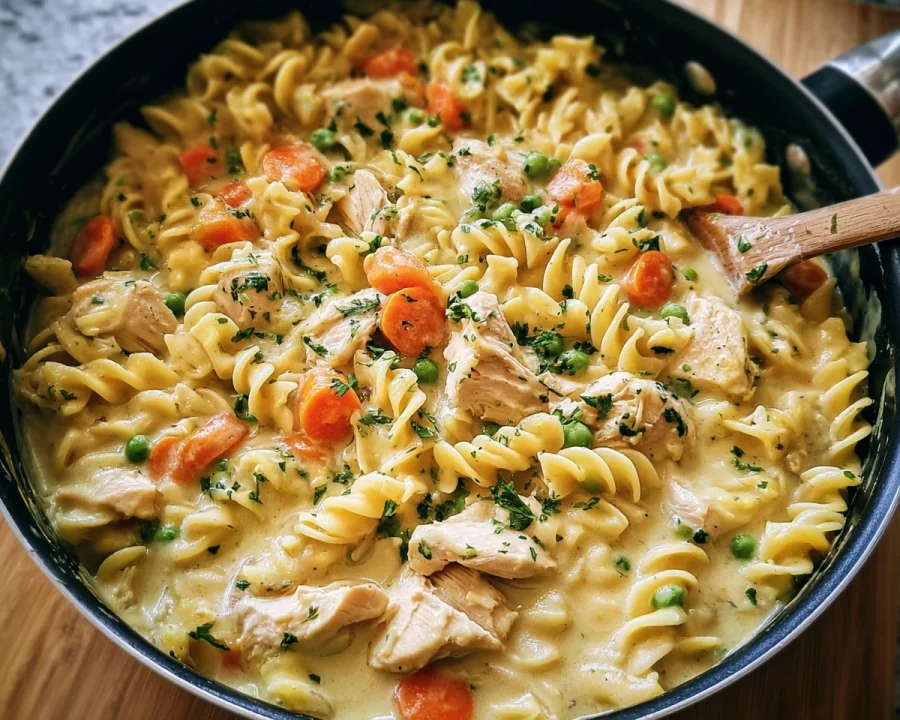 Creamy Chicken Pot Pie Pasta: Quick, Protein-Loaded