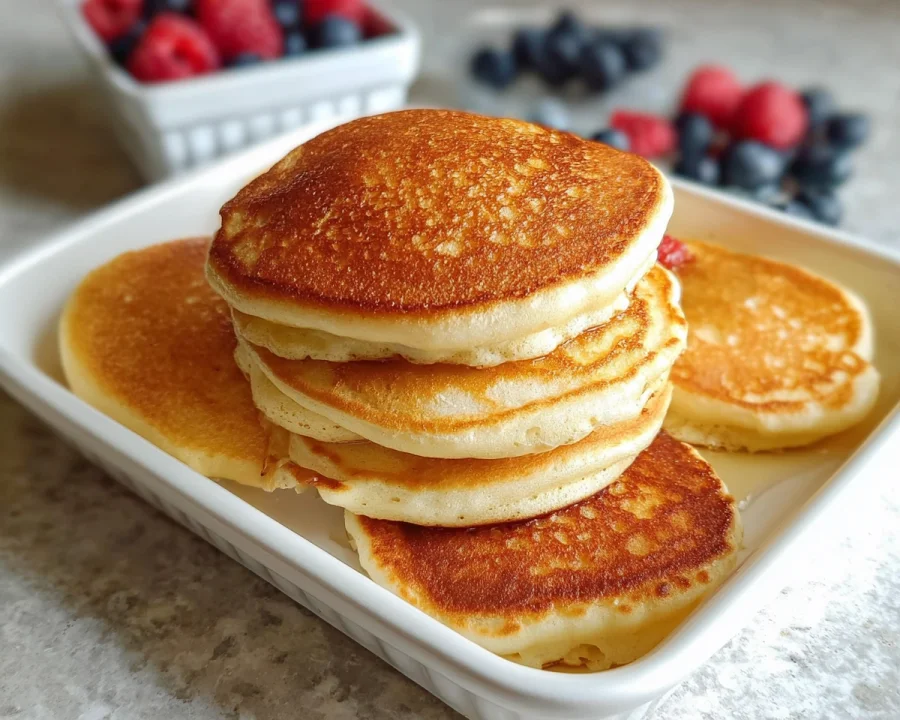 Fluffy High Protein Pancakes | Meal Prep Ready Breakfast