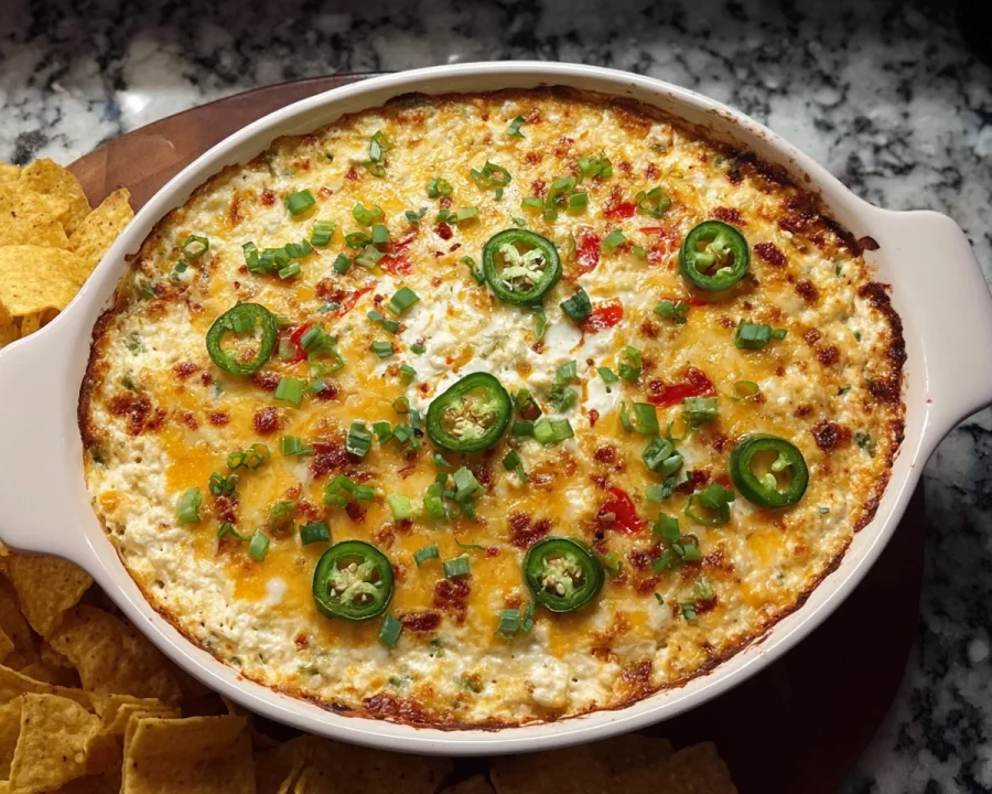 Healthy Cottage Cheese Jalapeño Popper Dip