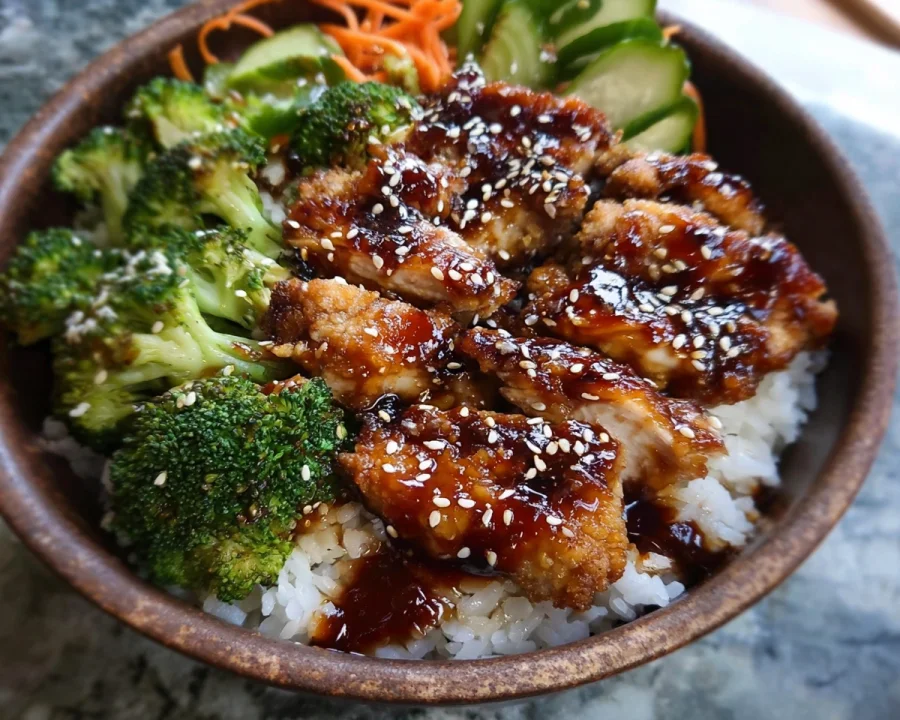 Healthy Sticky Chicken Bowls: Quick High-Protein Dinner