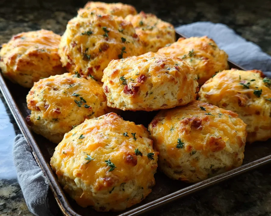 High Protein Breakfast Biscuits: Turkey Ham or Sausage