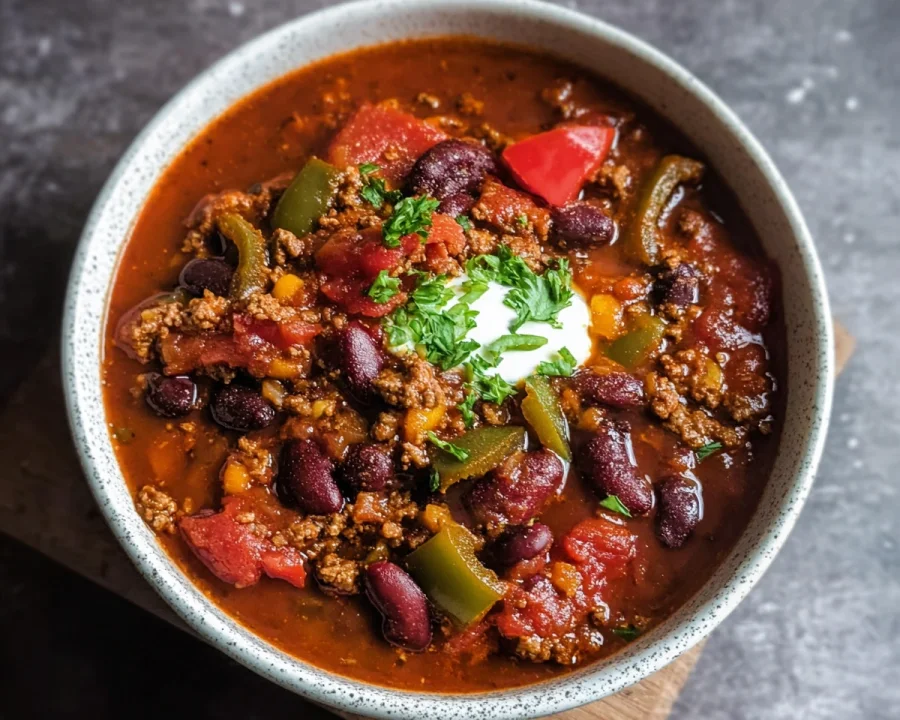 High Protein Chili for Muscle Gain Meal Prep
