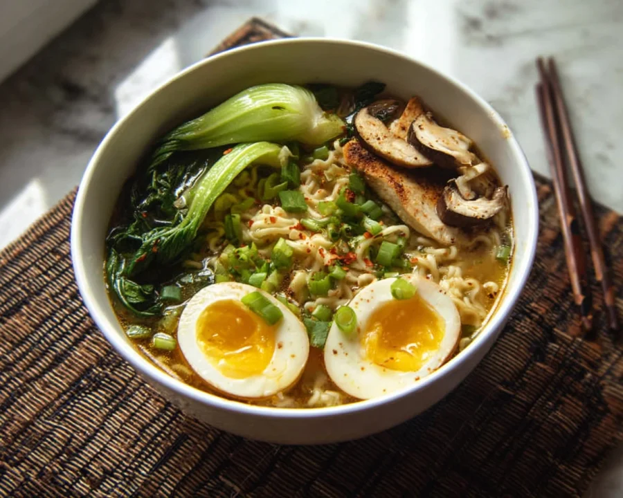 High Protein Gluten-Free Ramen Noodles Meal Prep
