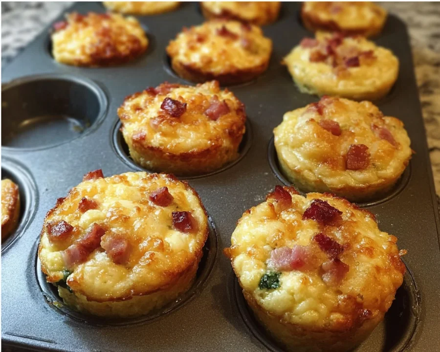 High Protein Maple Turkey Ham Muffins for Meal Prep