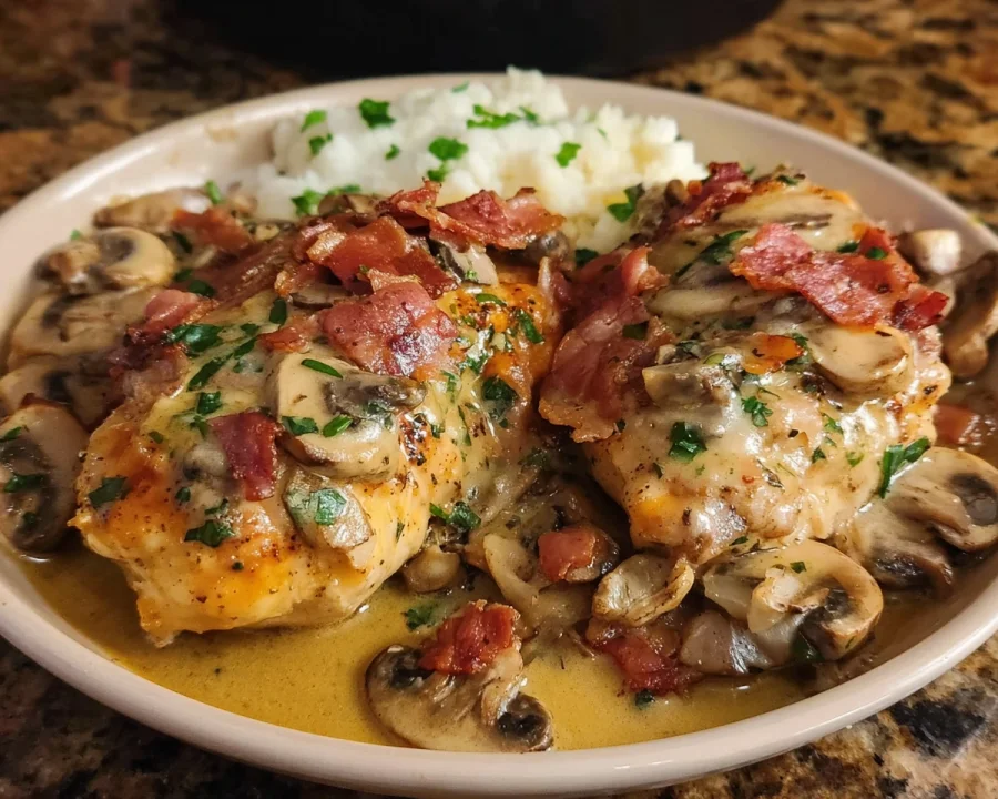 High-Protein Texas Roadhouse Smothered Chicken Recipe