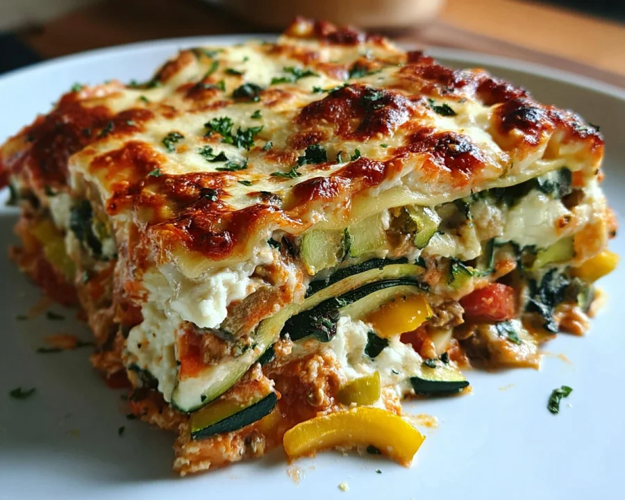 High Protein Veggie Lasagna: Healthy Comfort