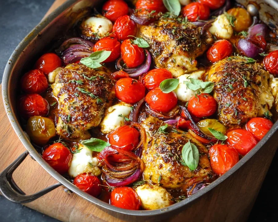 One Pan Balsamic Chicken: Quick & Healthy Dinner