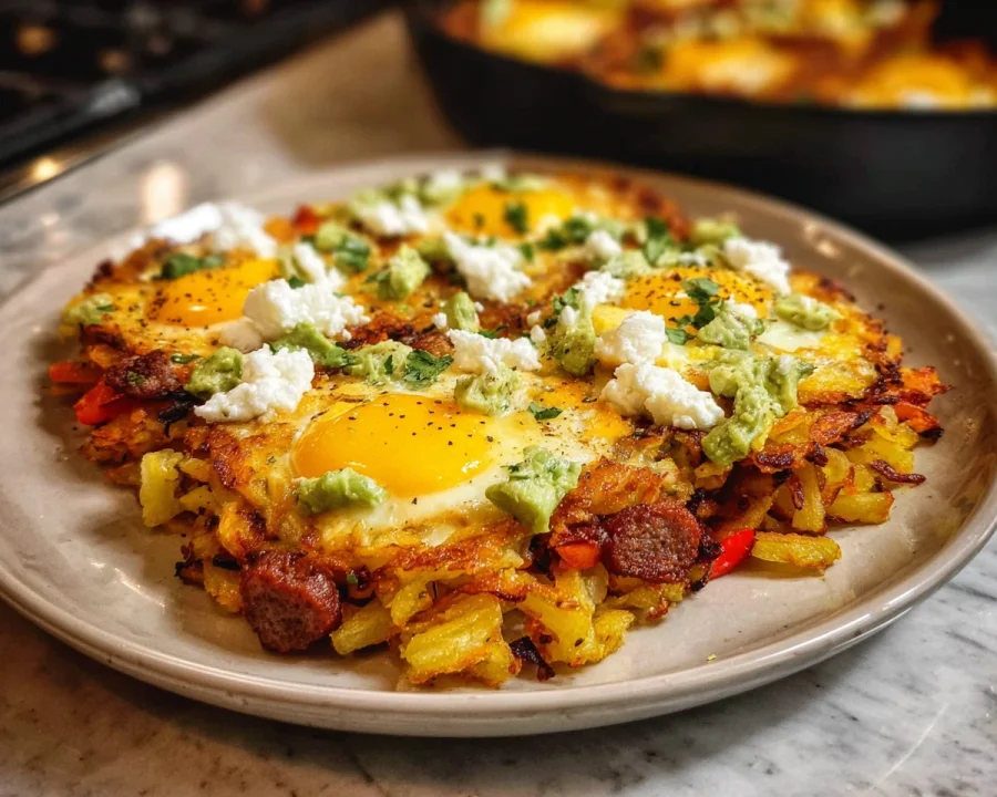 Protein Breakfast Loaded Hash Browns: Hearty Morning Meal
