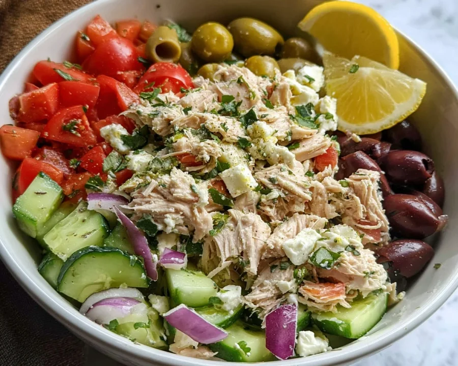 Quick Mediterranean Tuna Salad: 10-Min Meal Prep Recipe