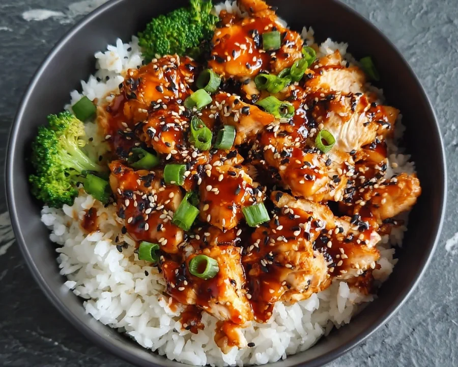 Sticky Chicken Rice Bowls: Easy Dinner & Meal Prep