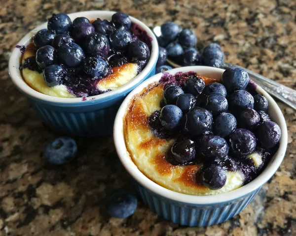 Baked Blueberry Cottage Cheese Bowls: High Protein Breakfast