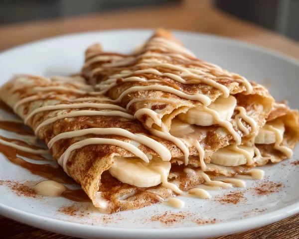 Cinnamon Roll Protein Crepes: 40g Protein, No Powder