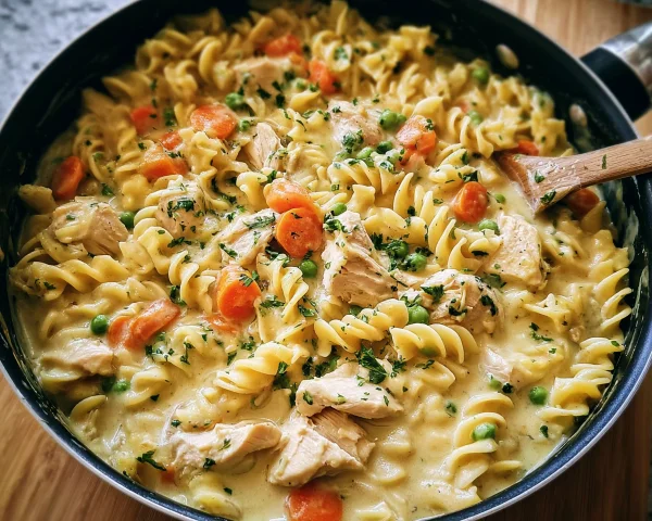 Creamy Chicken Pot Pie Pasta: Quick, Protein-Loaded