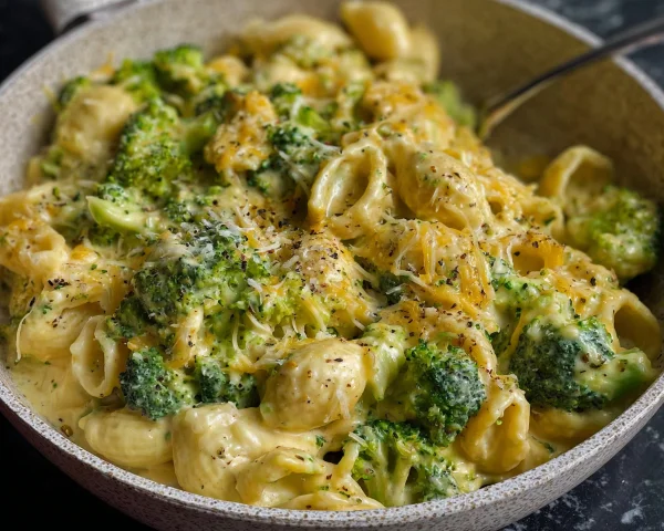Healthy One Pot Broccoli Mac and Cheese Recipe