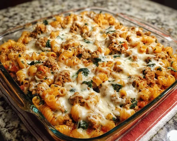 High Protein Creamy Cottage Cheese Pasta Bake Meal Prep