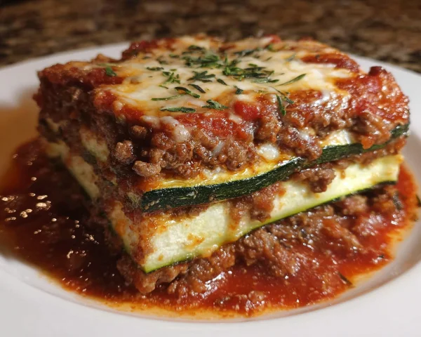 High Protein Keto Zucchini Lasagna: Low Carb Dinner