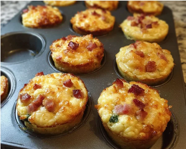 High Protein Maple Turkey Ham Muffins for Meal Prep