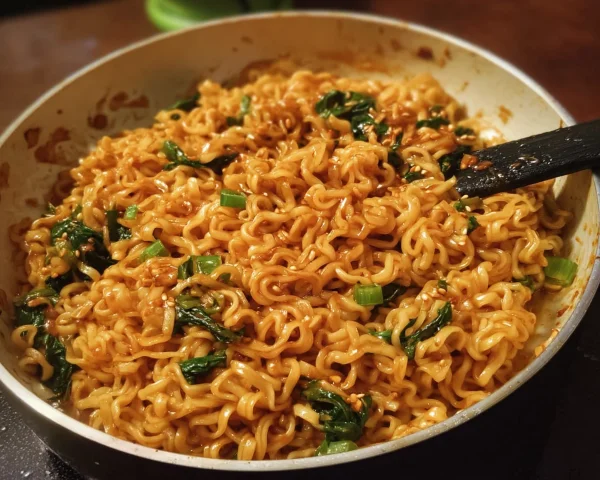 High Protein Vegan Saucy Ramen Noodles