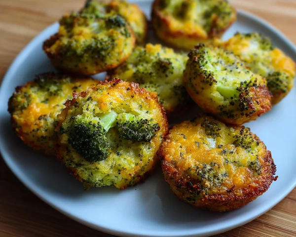 Low-Carb Crispy Broccoli Cheese Rounds: Easy Keto Snack