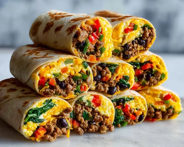 Protein-Packed Breakfast Burritos for Meal Prep