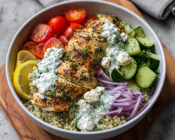 Protein-Packed Greek Chicken Power Bowl