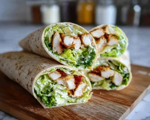 Chicken Caesar Wraps